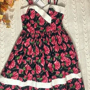 Unique Vintage Darienne Floral Dress